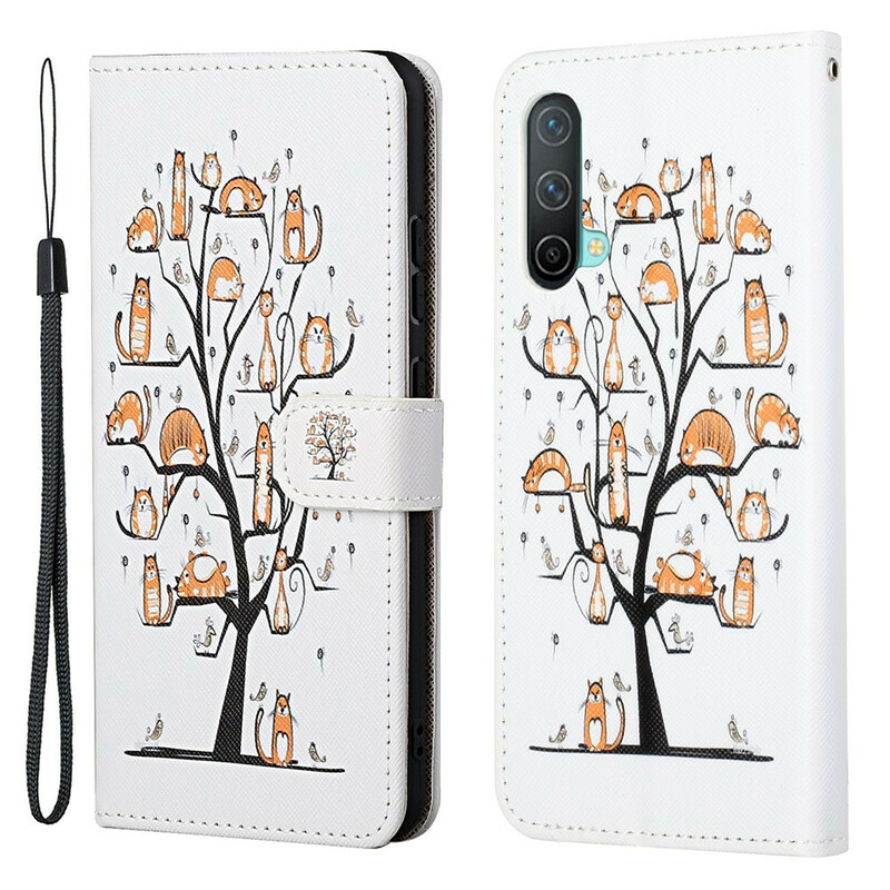 OnePlus Nord CE 5G Funky Cats Strap Case