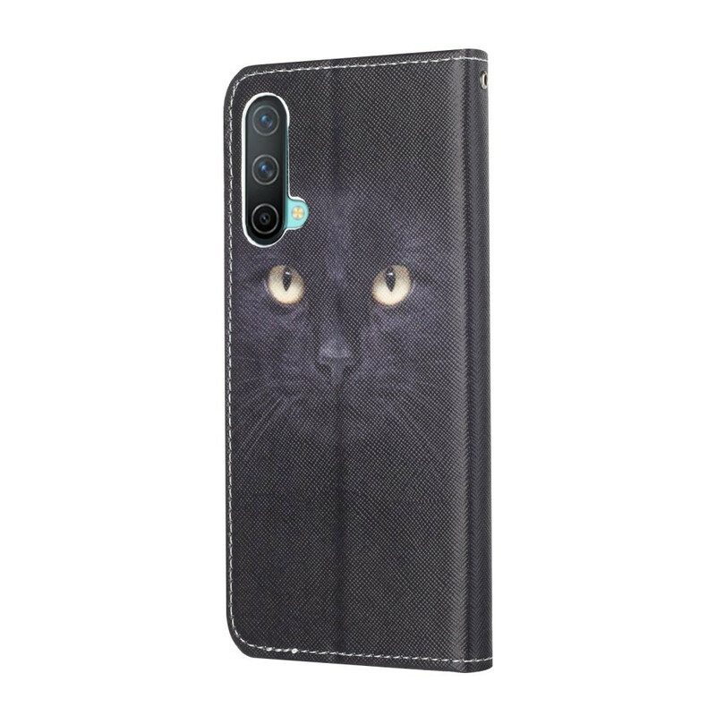OnePlus Nord CE 5G Black Cat Eye Lanyard Case