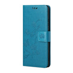 OnePlus Nord CE 5G Butterflies And Flowers Strap Case OnePlus Nord CE 5G Butterflies And Flowers Strap Case