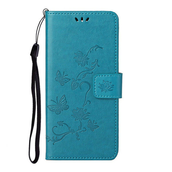 OnePlus Nord CE 5G Butterflies And Flowers Strap Case