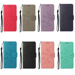 OnePlus Nord CE 5G Butterflies And Flowers Strap Case OnePlus Nord CE 5G Butterflies And Flowers Strap Case
