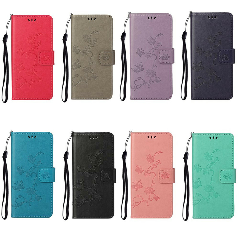 OnePlus Nord CE 5G Butterflies And Flowers Strap Case