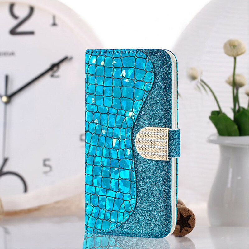 Cover Xiaomi Redmi Note 10 / Note 10s Croco Diamants