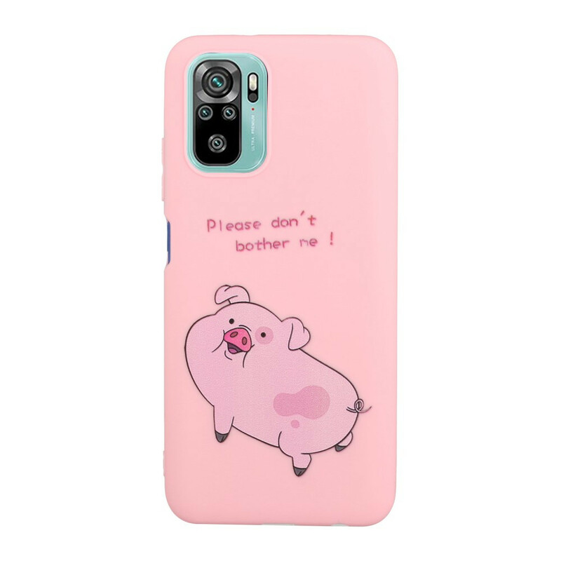 Xiaomi Redmi Note 10 / Note 10s Pig Case with Kiss Strap