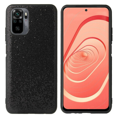 Xiaomi Redmi Note 10 / Note 10s Black Glitter Case