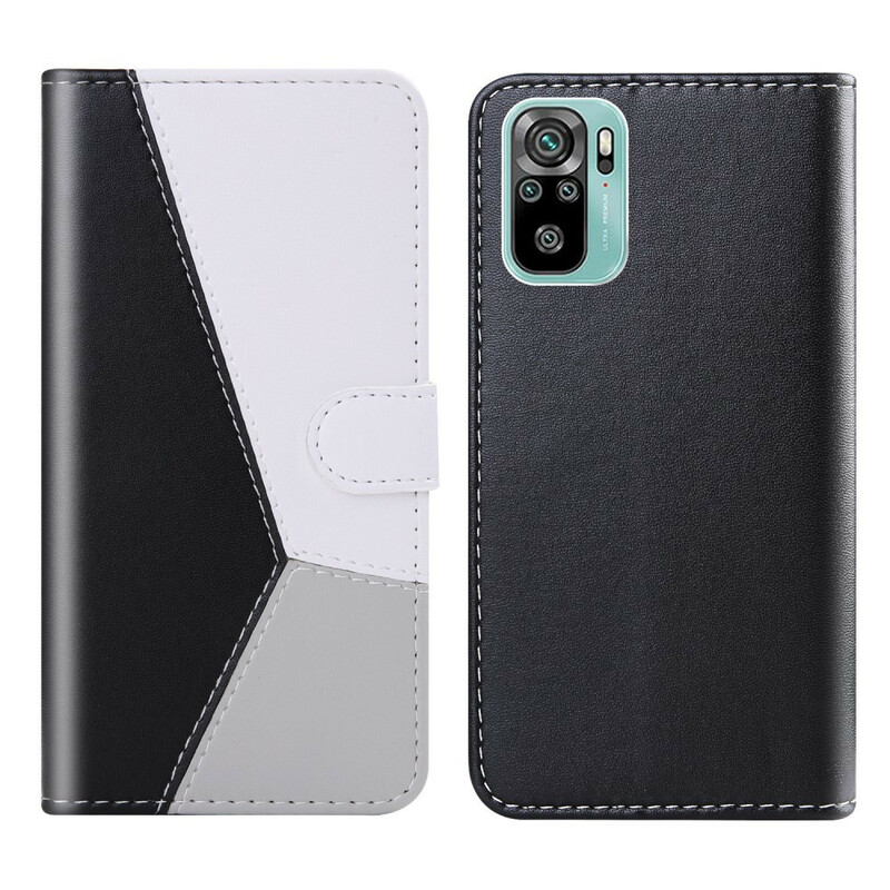 Cover Xiaomi Redmi Note 10 / Note 10s Effet Cuir Tricolore Cover Xiaomi Redmi Note 10 / Note 10s Effet Cuir Tricolore