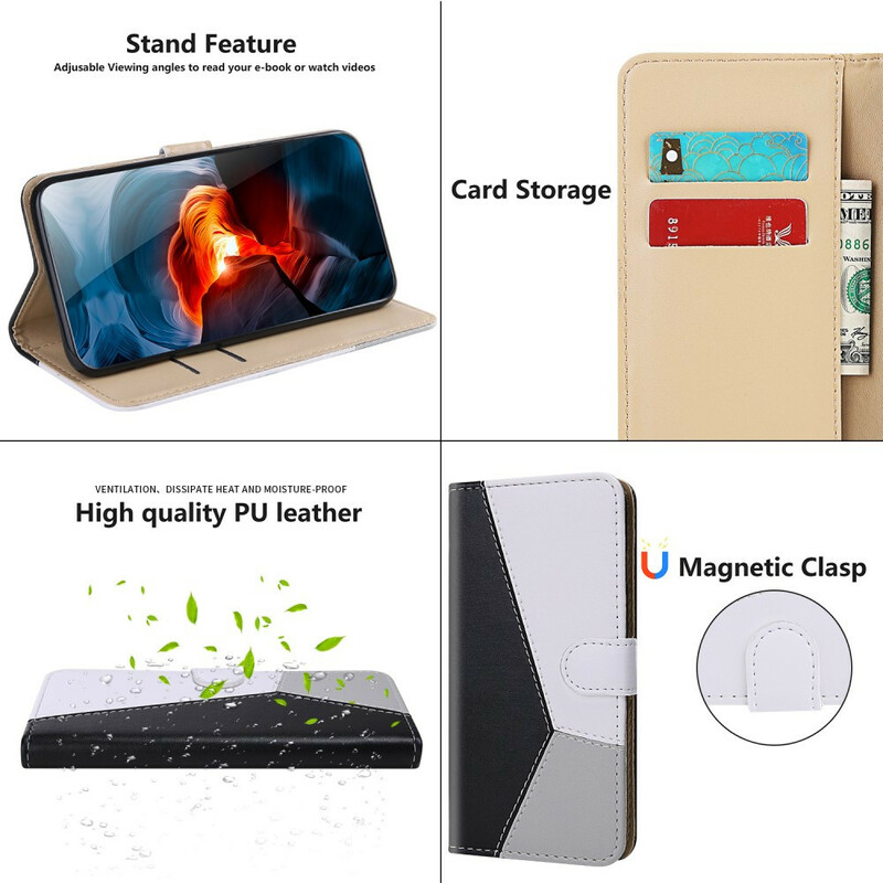 Cover Xiaomi Redmi Note 10 / Note 10s Effet Cuir Tricolore Cover Xiaomi Redmi Note 10 / Note 10s Effet Cuir Tricolore