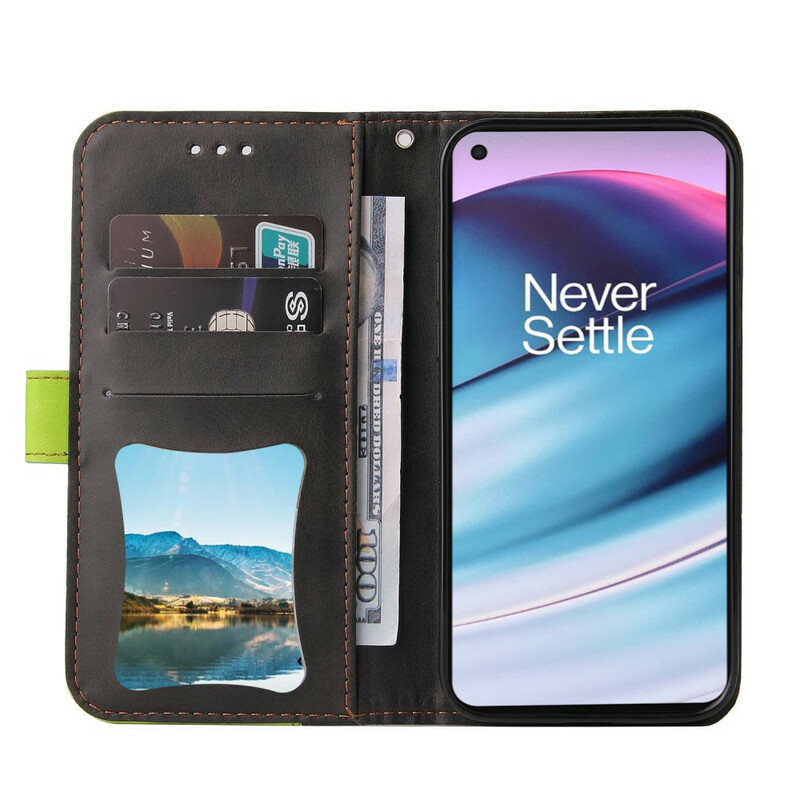 Cover OnePlus Nord CE 5G Simili Cuir Bicolore Coloré