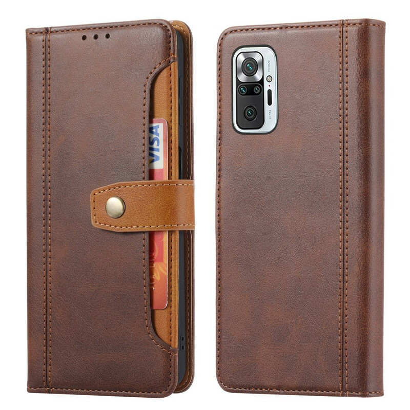 Xiaomi Redmi Note 10 / Note 10s Front Card Case and Strap