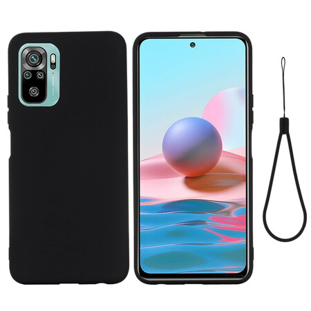 Xiaomi Redmi Note 10 / Note 10s Liquid Silicone Case With Strap