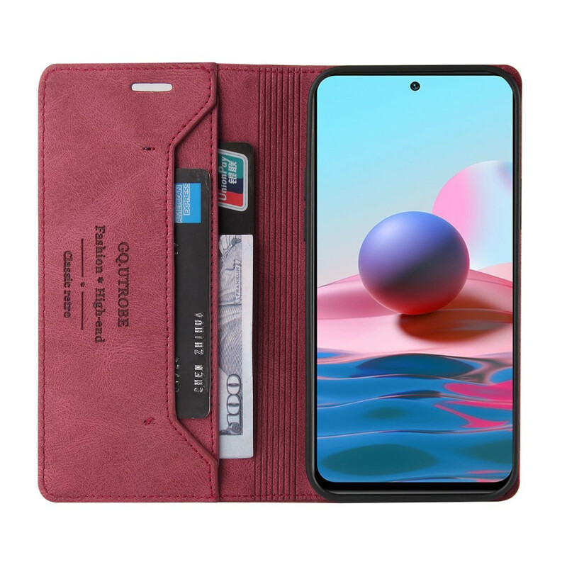 Flip Cover Xiaomi Redmi Note 10 / Note 10s Simili Cuir GQ.UTROBE