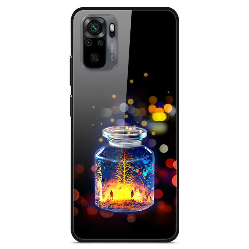 Xiaomi Redmi Note 10 / Note 10s Tempered Glass Case Wishes Bottle