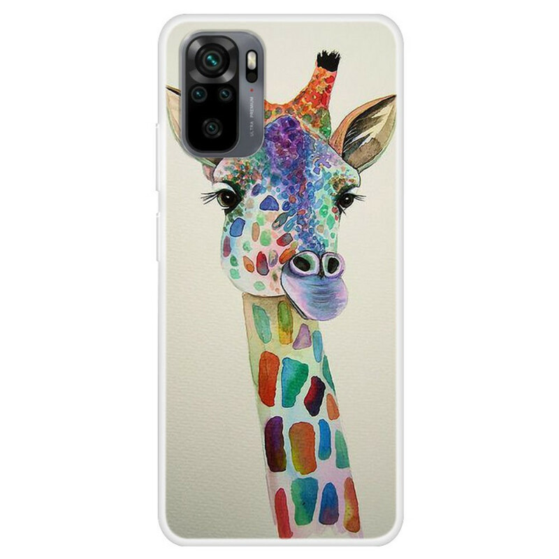 Xiaomi Redmi Note 10 / Note 10s Giraffe Colorful Case