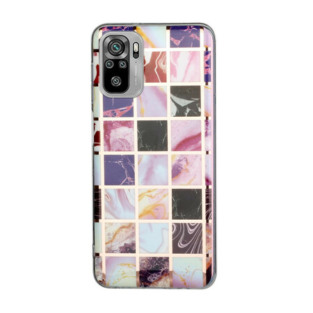 Xiaomi Redmi Note 10 / Note 10s Case Marble Geometry Colorful