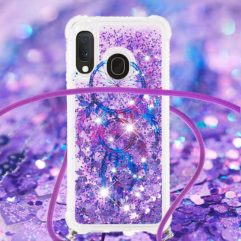 Samsung Galaxy A20e Sequined Cover Dream Catcher