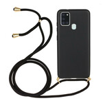 Samsung Galaxy A21s Silicone Case with Colored Cord