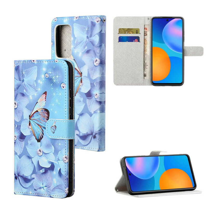 Xiaomi Redmi Note 10 5G / Poco M3 Pro 5G Butterfly Strap Case
