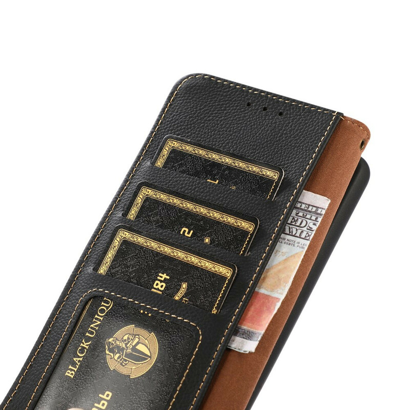 Case Xiaomi Redmi Note 10 5G / Poco M3 Pro 5G Genuine Leather KHAZNEH RFID
