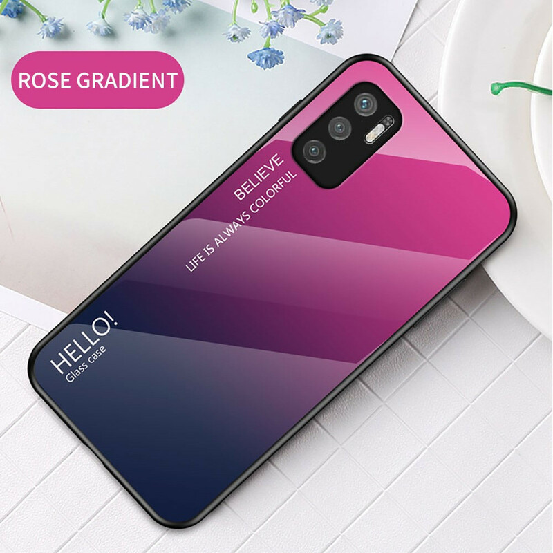 Xiaomi Redmi Note 10 5G / Poco M3 Pro 5G Tempered Glass Case Hello