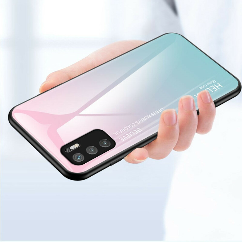 Xiaomi Redmi Note 10 5G / Poco M3 Pro 5G Tempered Glass Case Hello