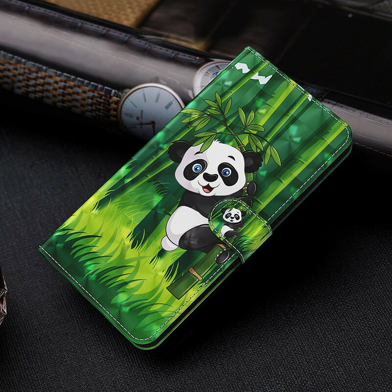 Cover Xiaomi Redmi Note 10 5G / Poco M3 Pro 5G Panda et Bambou