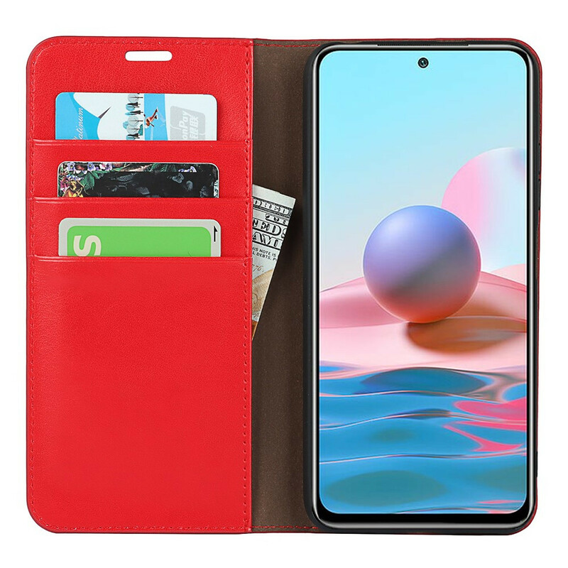 Flip Cover Xiaomi Redmi Note 10 5G / Poco M3 Pro 5G Genuine Leather