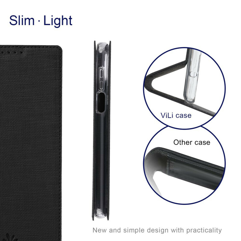 Flip Cover Xiaomi Redmi Note 10 5G / Poco M3 Pro 5G Textured VILI DMX
