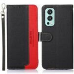 OnePlus Nord 2 5G Style Lychee RFID Case KHAZNEH