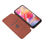 Flip Cover Xiaomi Redmi Note 10 5G / Poco M3 Pro 5G Fibre Carbon Coloré