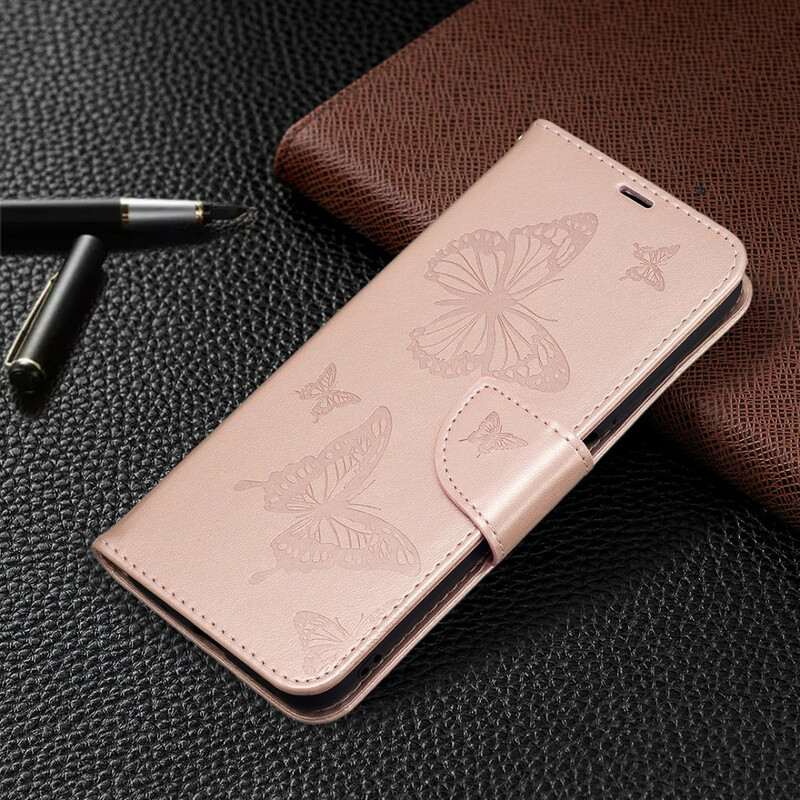 Xiaomi Redmi Note 10 5G / Poco M3 Pro 5G Butterfly Printed Strap Case