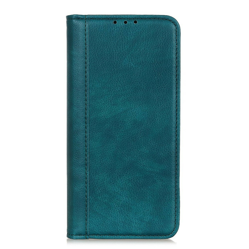 Flip Cover OnePlus Nord 2 5G Version Cuir Lychee Fendu