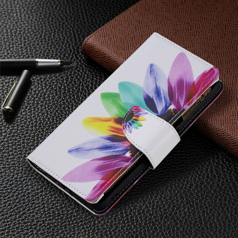 Xiaomi Redmi Note 10 5G / Poco M3 Pro 5G Pocket Zipper Flower
