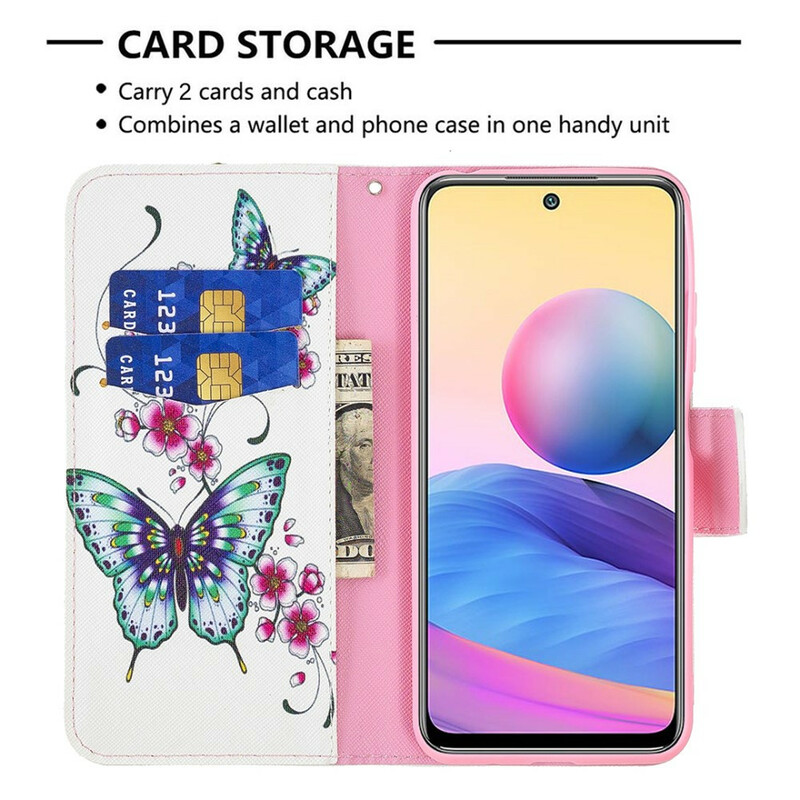 Xiaomi Redmi Note 10 5G / Poco M3 Pro 5G Wonderful Butterflies Case