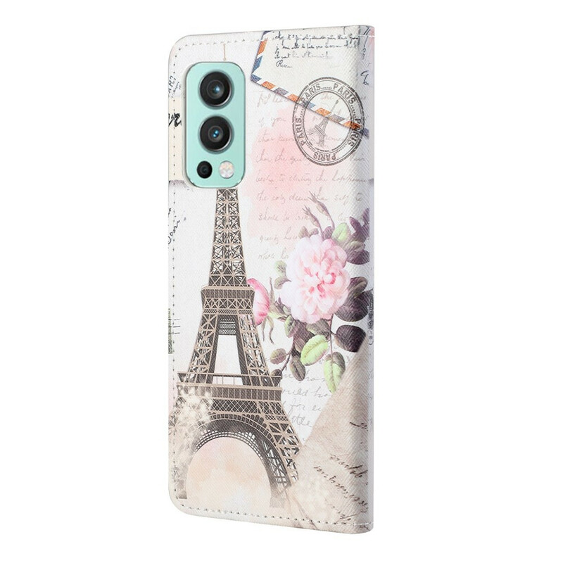 OnePlus Nord 2 5G Eiffel Tower Retro Case