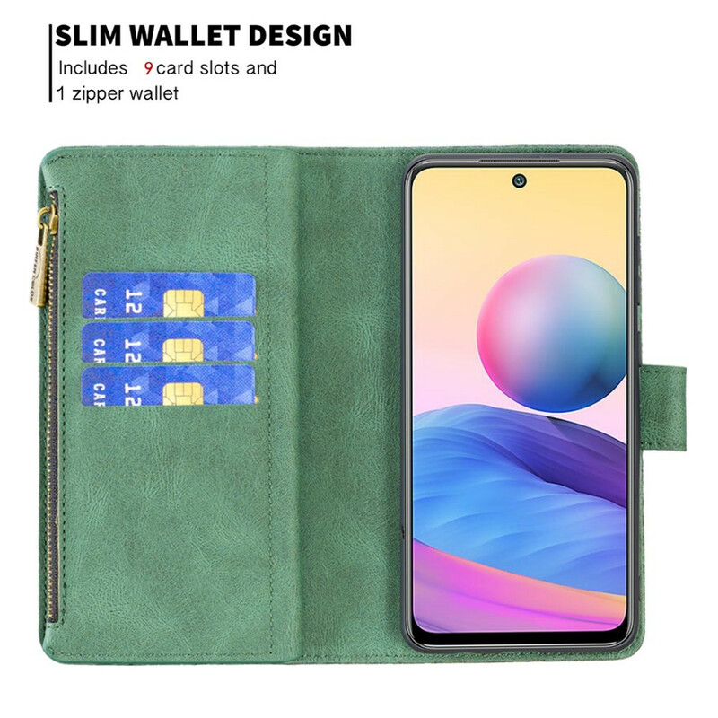Xiaomi Redmi Note 10 5G / Poco M3 Pro 5G Butterfly Zipper Pocket Case