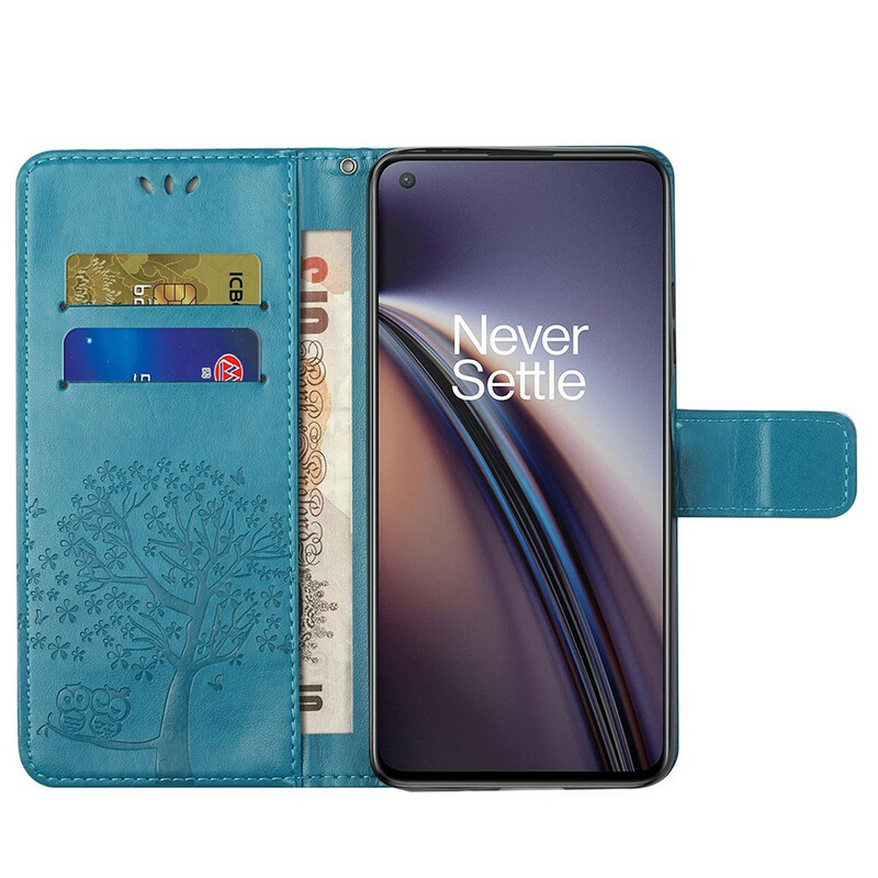 OnePlus Nord 2 5G Tree and Owl Strap Case