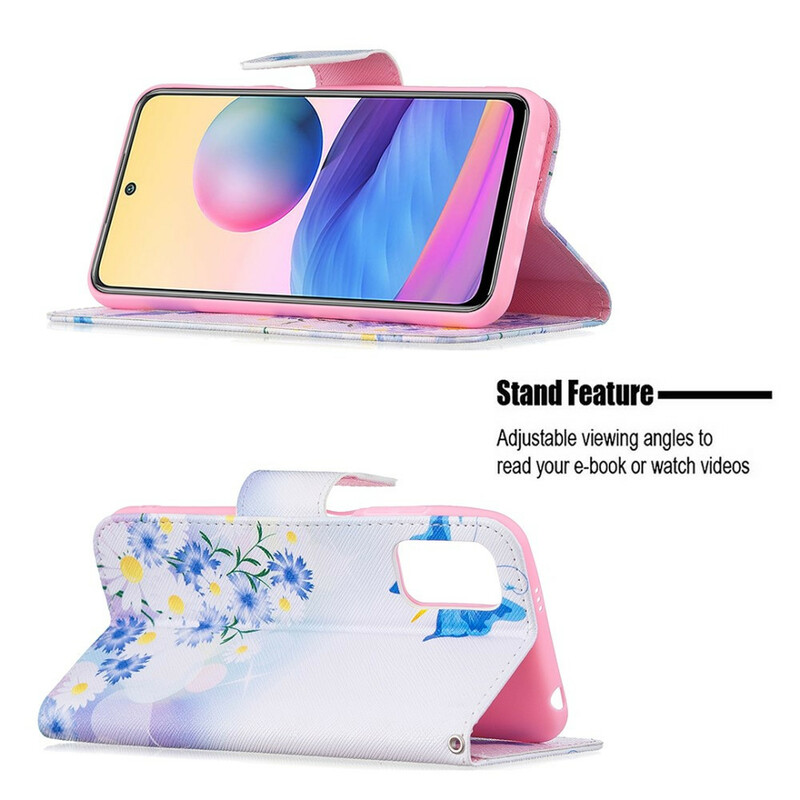 Xiaomi Redmi Note 10 5G / Poco M3 Pro 5G Case Butterflies and Flowers