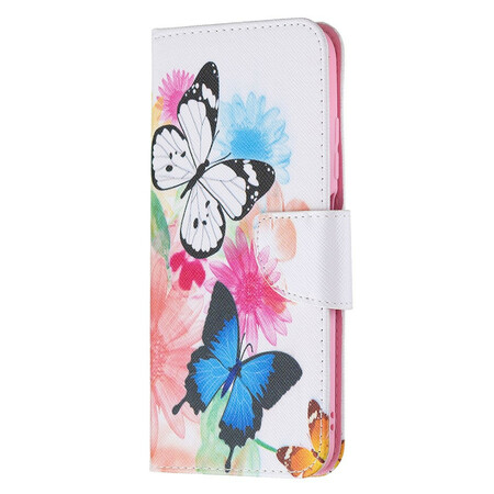 Xiaomi Redmi Note 10 5G / Poco M3 Pro 5G Case Butterflies and Flowers