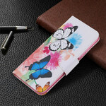 Xiaomi Redmi Note 10 5G / Poco M3 Pro 5G Case Butterflies and Flowers
