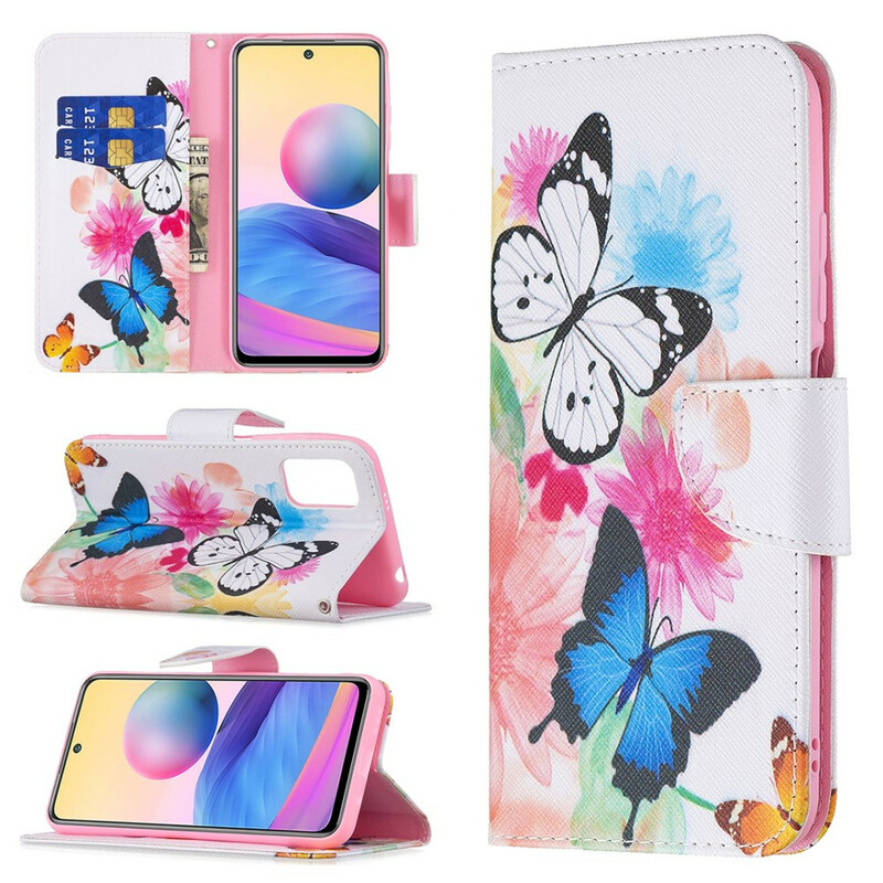Xiaomi Redmi Note 10 5G / Poco M3 Pro 5G Case Butterflies and Flowers