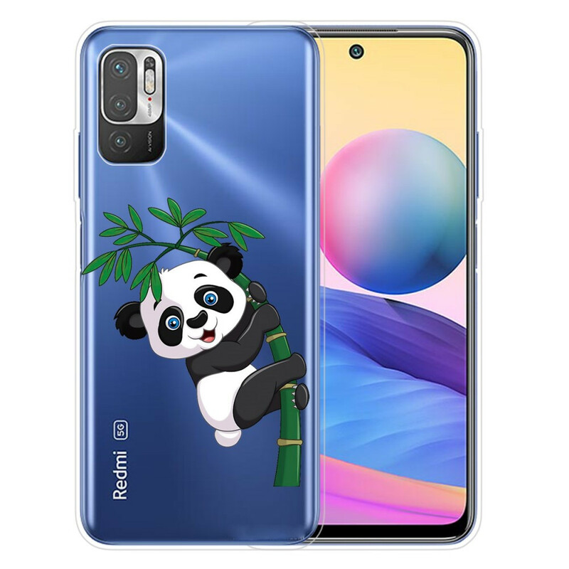 Xiaomi Redmi Note 10 5G / Poco M3 Pro 5G Panda Case On Bamboo