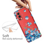 OnePlus Nord 2 5G Blue Flowers Case