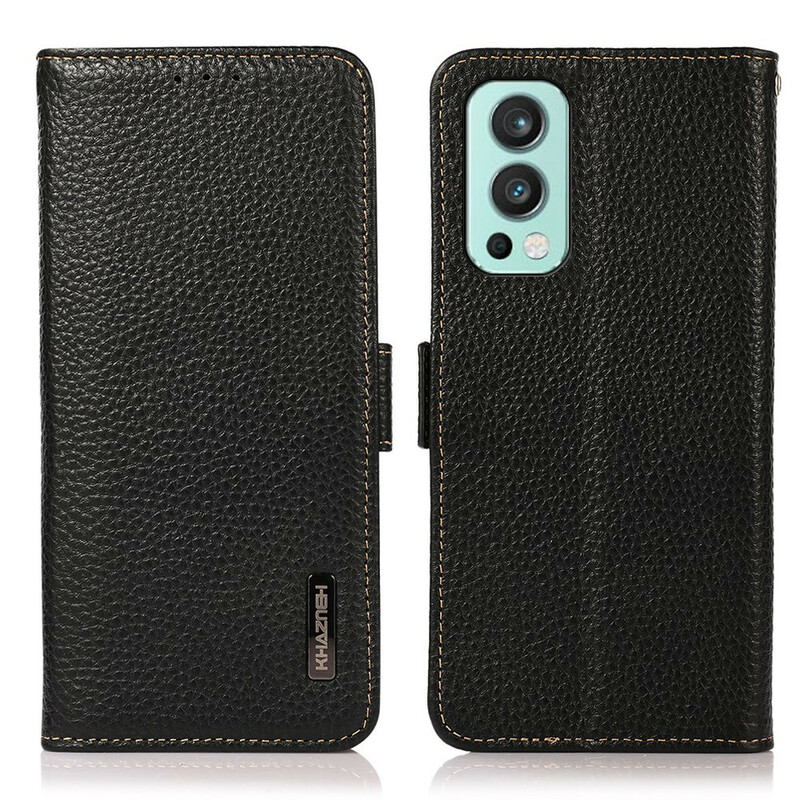 Cover OnePlus Nord 2 5G Cuir Lychee KHAZNEH