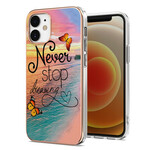 Case iPhone 12 Mini Never Sto Dreaming Papillons