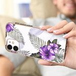 Case iPhone 12 Mini Purple Flowers