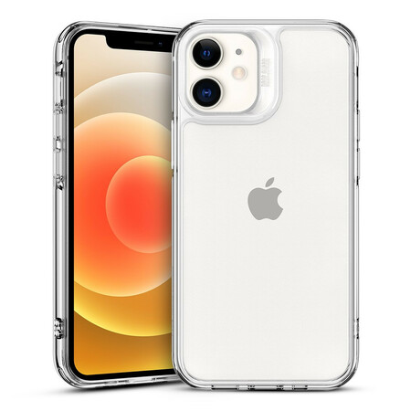 iPhone 12 Mini Case Glass Back and Silicone Edges