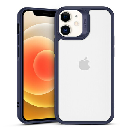 iPhone 12 Mini Case Glass Back and Silicone Edges