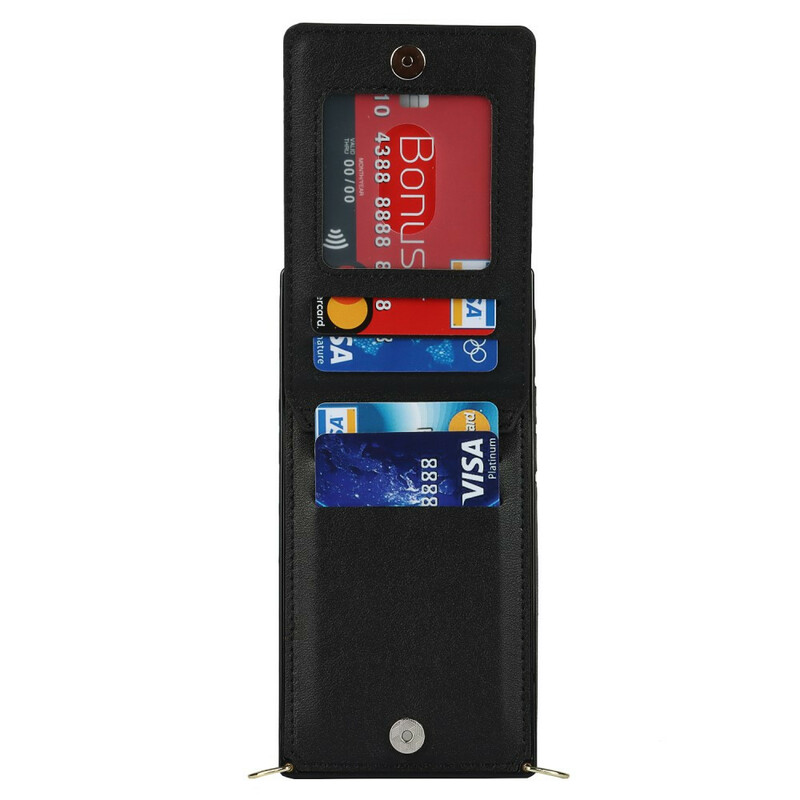 Case iPhone 12 Mini Shoulder Strap Card Holder