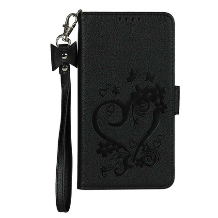 Case iPhone 12 Mini Heart with Lanyard
