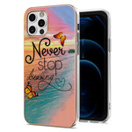 Case iPhone 12 / 12 Pro Never Sto Dreaming Papillons